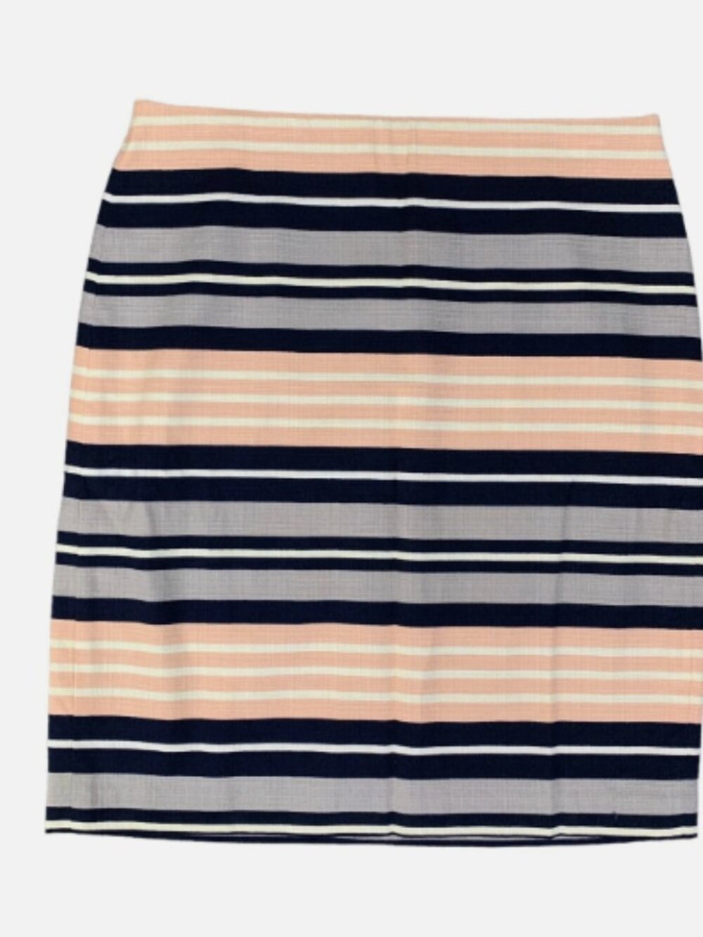 Ann Taylor Multi-Striped Pencil Knee Length Skirt - size 6